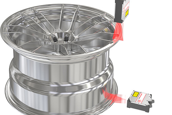 Inspection of rims for geometric errors 