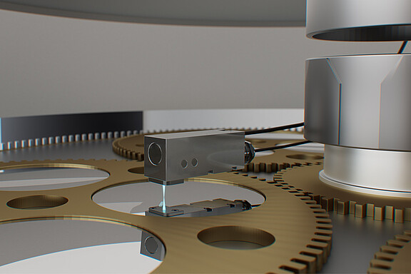 interferoMETER IMP NIR TH3/90/IP68 avec trajectoire de rayon de 90
