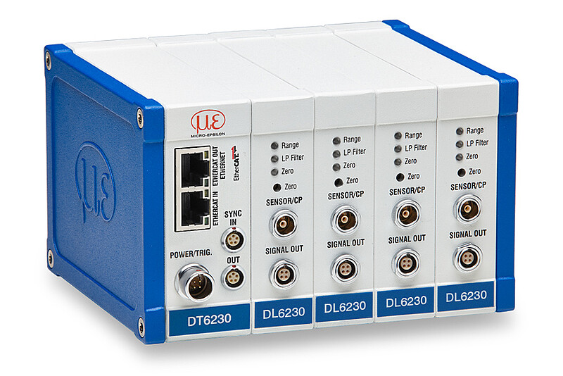 Système de mesure capacitif pour les mesures à grande résolution : contrôleur DT6220 / DT6230 avec Démodulateur DL6230
