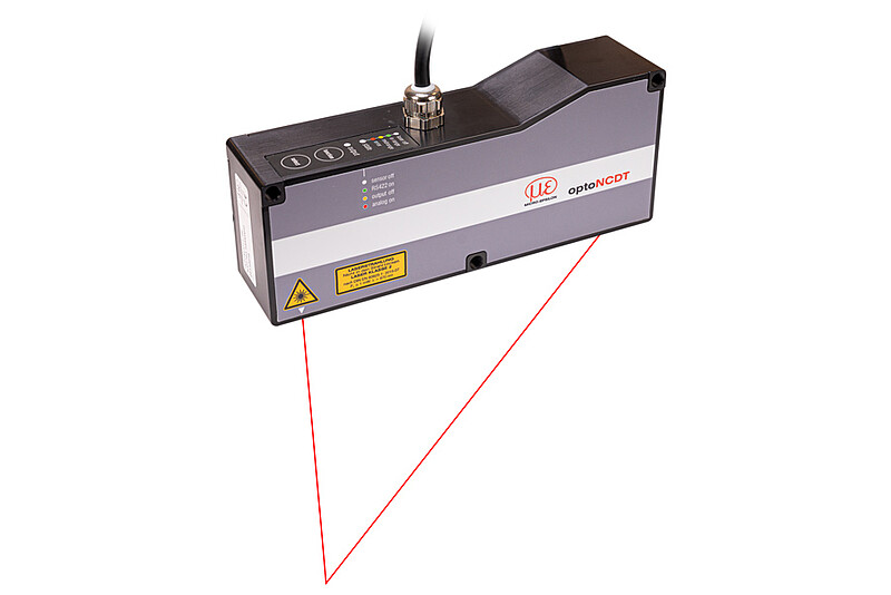 Capteur laser à longue portée pour les grandes plages de mesure jusqu’à 1000 mm