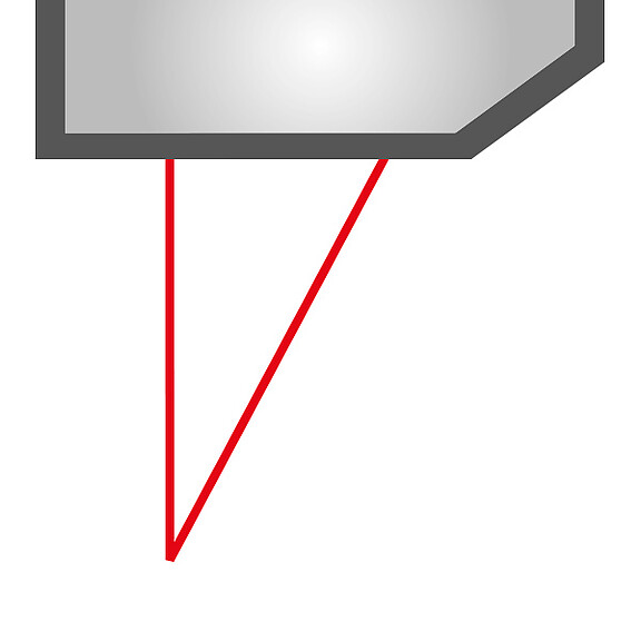Capteurs à point laser avec laser rouge