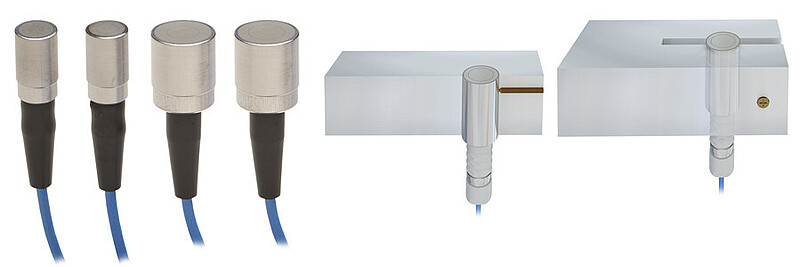 Capteurs cylindriques avec câble intégré