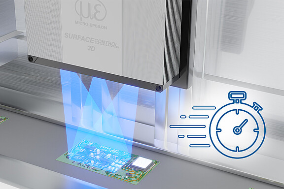 Temps de traitement courts avec surfaceCONTROL 3D 3560