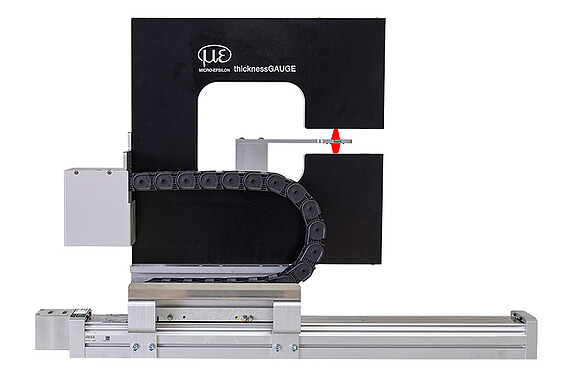 Mesure d’épaisseur et mesure de profil 3D combinées avec thicknessGAUGE 3D