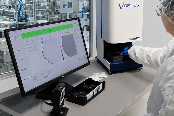 Inspection cosmétique automatisée des verres de lunettes