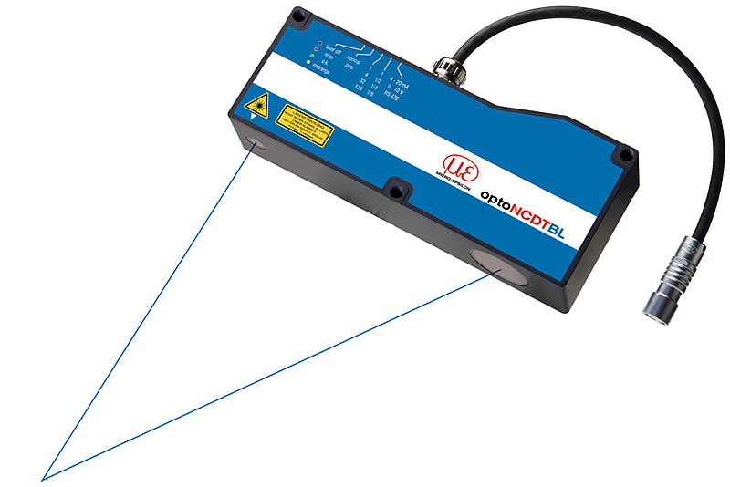 Capteur à triangulation Blue Laser