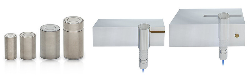 Capteurs cylindriques avec douille