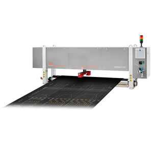 Profile thickness measurement of roller head installations Plastique & film